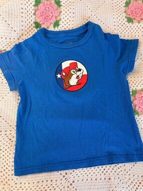 BUC-EE’S Kids Short Sleeve Blue Tee